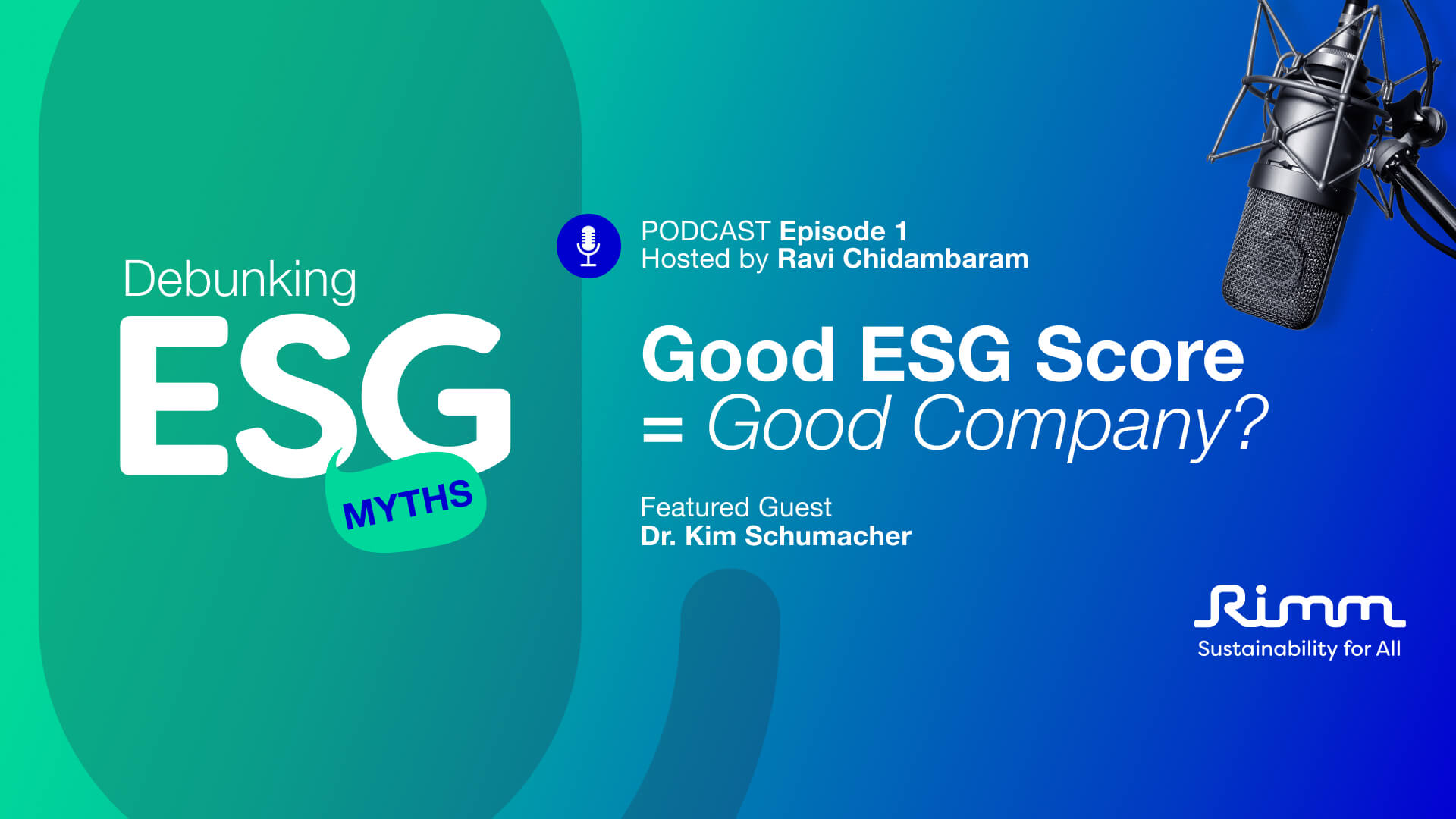 Debunking ESG Myths Episode 1