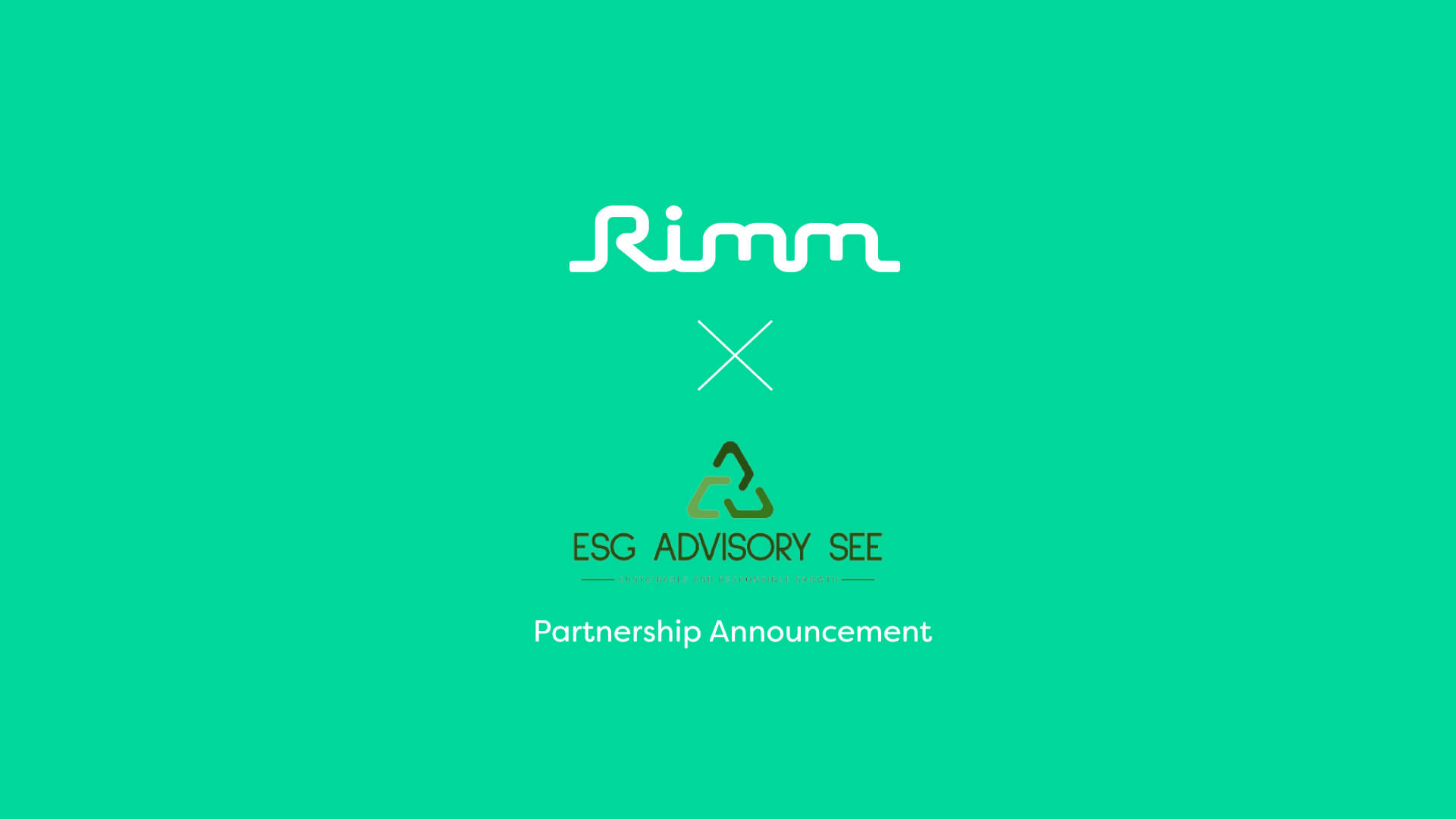 Rimm and ESG Advisory SEE Partnership Announcement